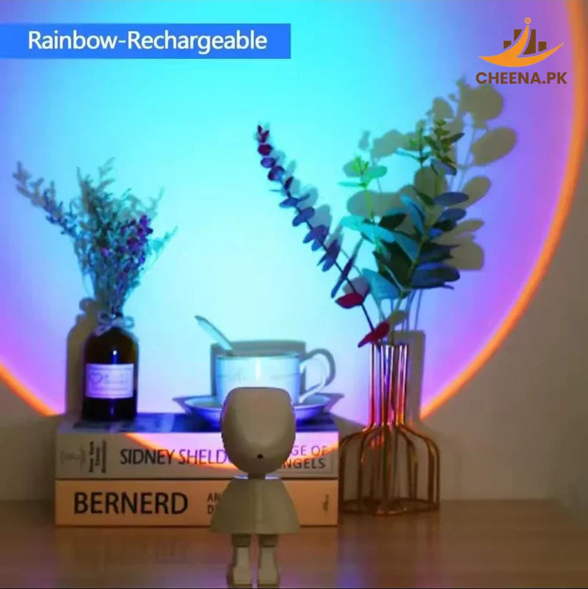 "Sunset Lamp Rechargeable Smart Lighting